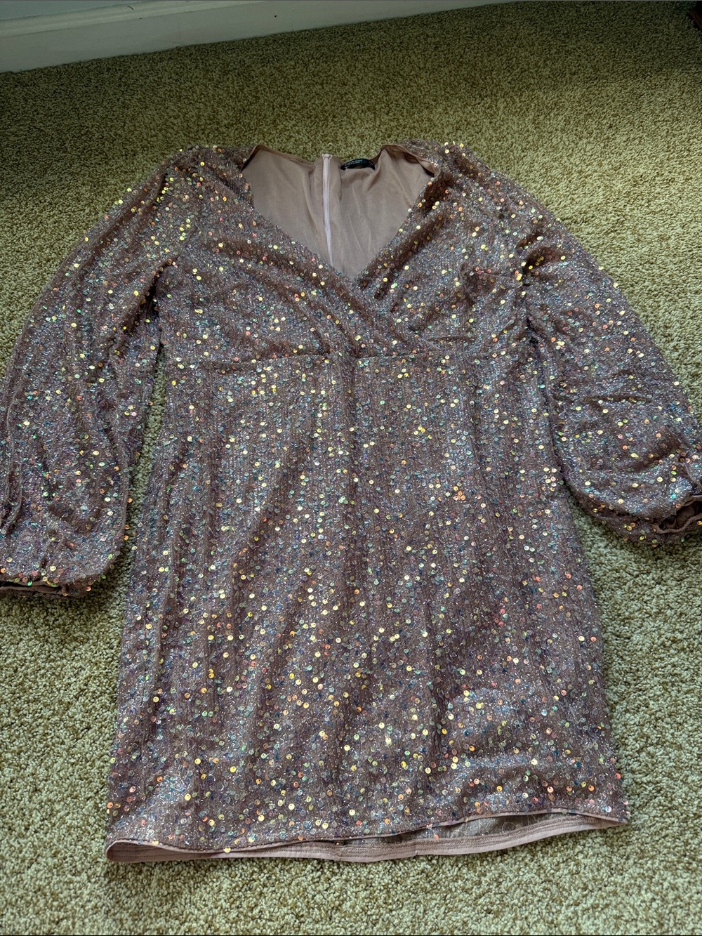 Sequin Pink Party Dress